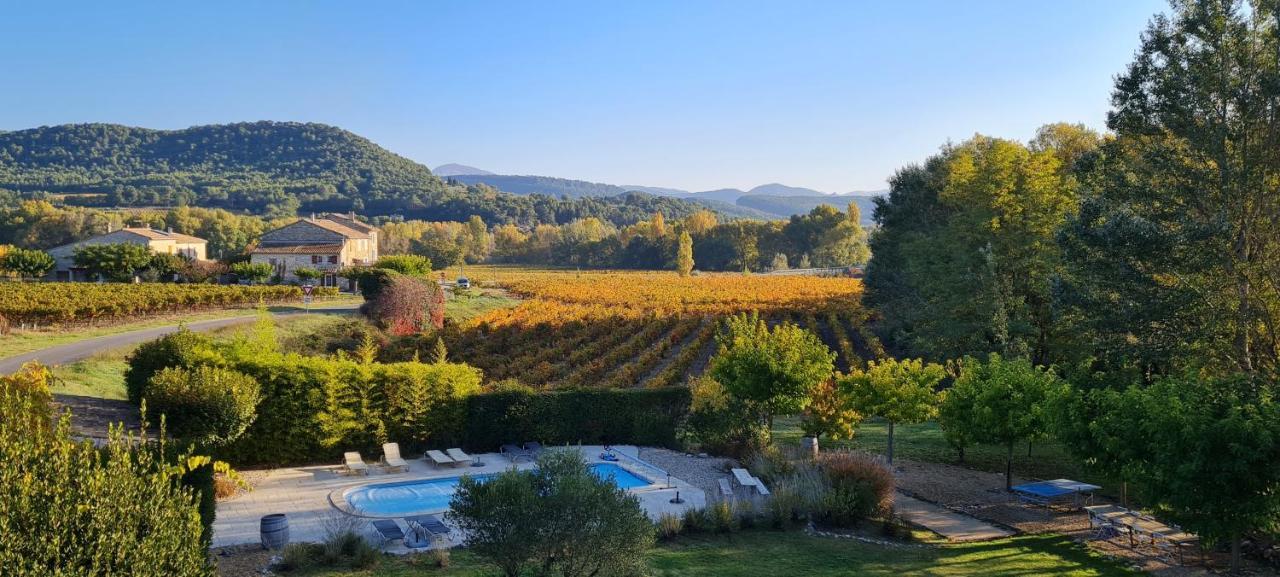 Bed and Breakfast Mas Lou Parpaioun Crestet Exterior foto